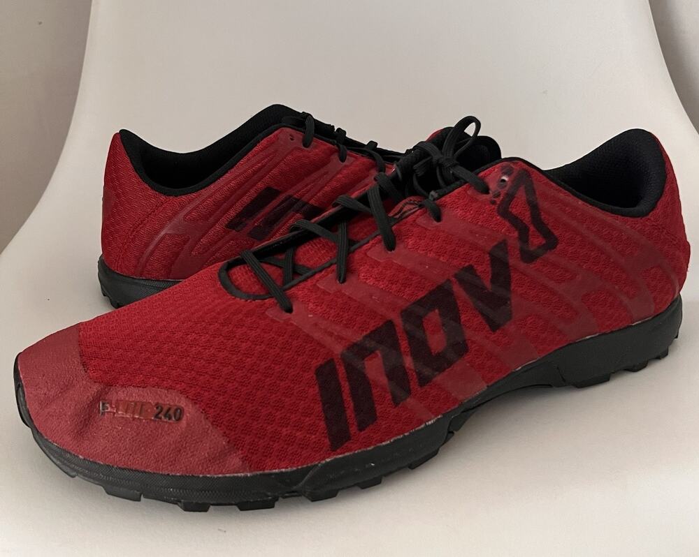 Inov-8 F-Lite 240 Men's 12.5 Women's 14 Red Black CrossFit Training Shoes